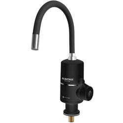 Albatros Robinet electric BLACK FLEX, 3300 W, carcasa+pipa negre, onducta din cupru, reglaj al temperaturii, debit apa fierbinte: 2-2.5 L/min, intrerupator de siguranta