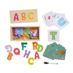 MomKi Joc de potrivire cu litere, 54 de piese