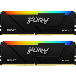 KINGSTON Memorie FURY Beast RGB 16GB DDR4 3600MHz CL17 Dual Channel Kit