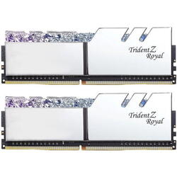 G.SKILL Memorie Trident Z Royal RGB Silver 32GB DDR4 3200MHz CL16 Dual Channel Kit