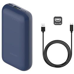 Baterie externa, Xiaomi, 33W, 10000mAh, Albastru