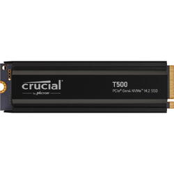 Crucial SSD T500, 1TB, M.2 2280, PCIe NVMe 4.0 cu Heatsink