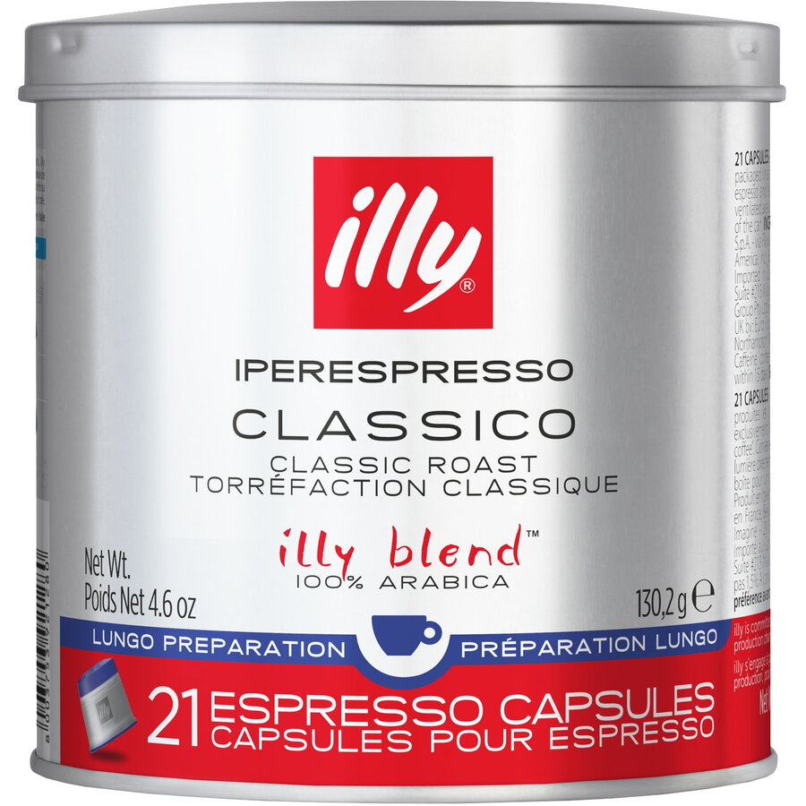 Capsule Cafea illy Iperespresso lung, 21 buc, 130.2 gr.