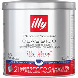 Capsule Cafea illy Iperespresso lung, 21 buc, 130.2 gr.