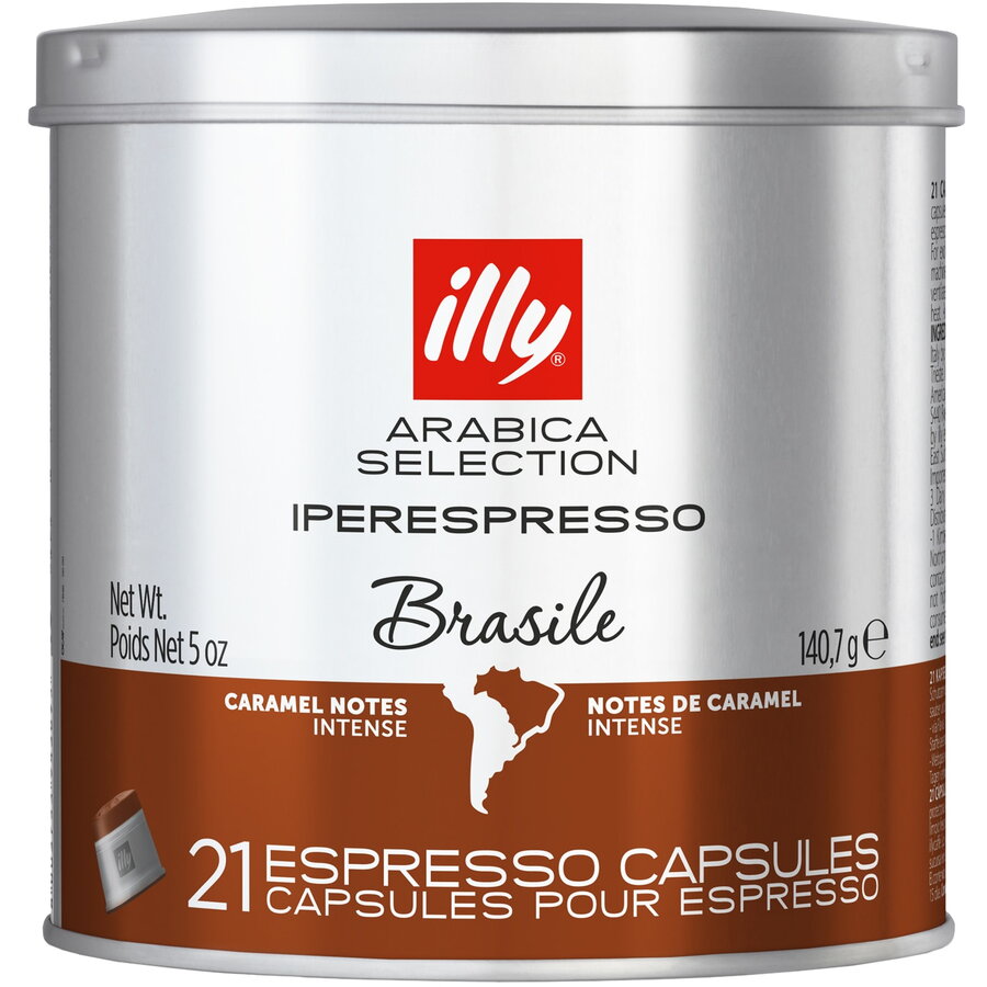 Capsule Cafea illy Iperespresso Arabica Selection Brazilia 21 buc, 140.7 gr.