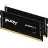 KINGSTON Memorie notebook FURY Impact, 64GB, DDR5, 5600MHz, CL40, 1.1v, Dual Channel Kit