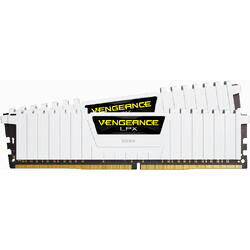 CORSAIR Memorie Vengeance LPX White 16GB DDR4 2666MHz CL16 Dual Channel Kit