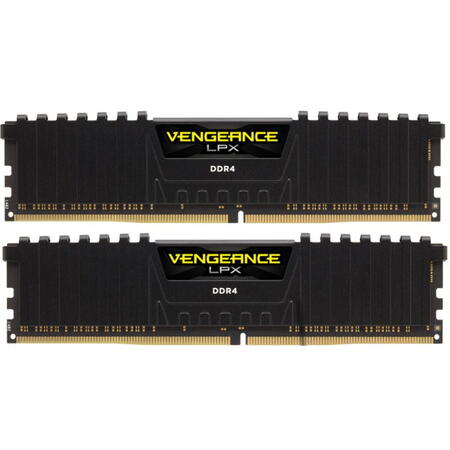 Memorie Vengeance LPX Black 16GB DDR4 2666MHz CL16 Dual Channel Kit