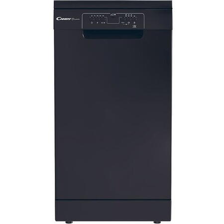 Masina de spalat vase Candy Brava CDPH 2L1047B, 10 seturi, 5 programe, 45 cm, Clasa E, negru