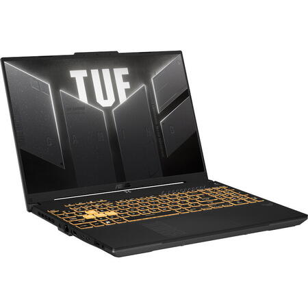 Laptop Gaming ASUS TUF F16 FX607JU cu procesor Intel® Core™ i7-13650HX pana la 4.90 GHz, 16", Full HD+, IPS, 165Hz, 16GB, 1TB SSD, NVIDIA® GeForce RTX™ 4050 6GB GDDR6 TGP 130W, No OS, Mecha Gray