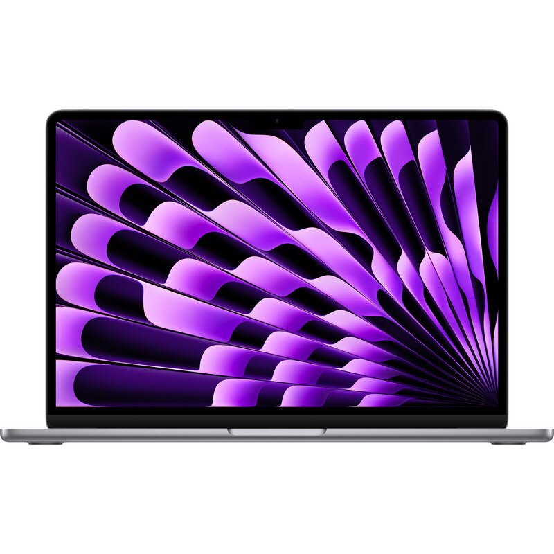 Laptop Apple MacBook Air 13, cu procesor Apple M3, 8 nuclee CPU si 8 nuclee GPU, 8GB, 256GB, Space Grey, INT KB