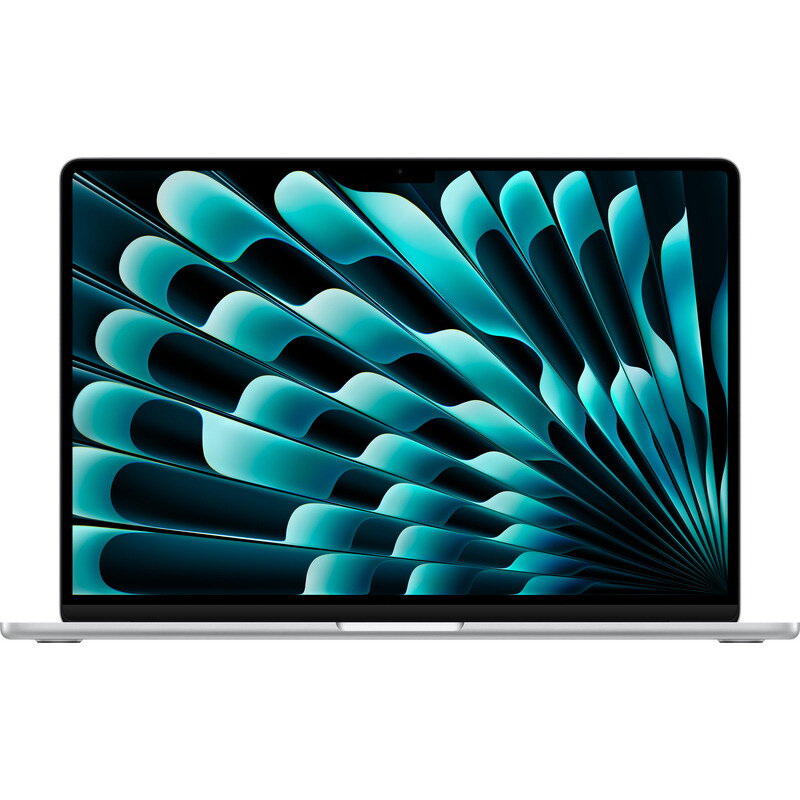 Laptop Apple MacBook Air 15 cu procesor Apple M3, 8 nuclee CPU si 10 nuclee GPU, 8GB, 256GB SSD, Silver, INT KB
