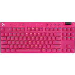 Tastatura Gaming Logitech G PRO X TKL Lightspeed, Magenta