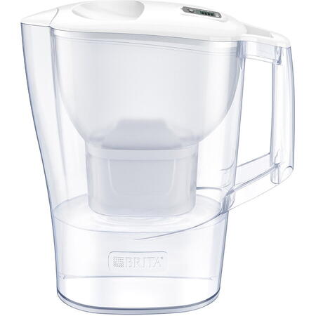 Starter pack cana filtranta Brita Aluna, 2.4L, alba + 3 filtre Maxtra PRO