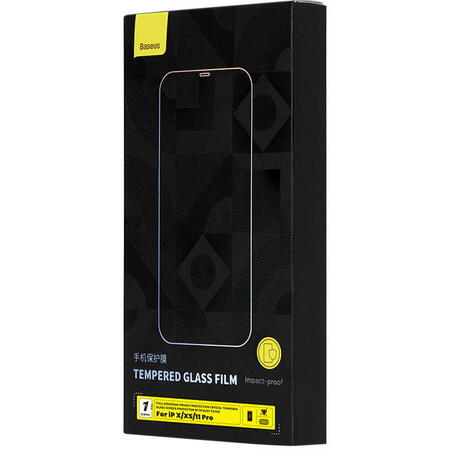 Tempered glass 0.3mm Baseus for iPhone X/XS/11 Pro