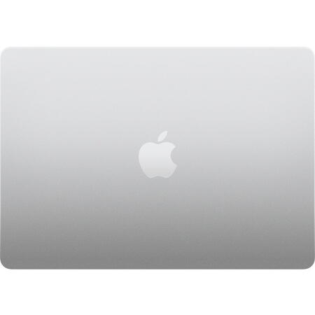 Laptop Apple MacBook Air 13", cu procesor Apple M3, 8 nuclee CPU si 10 nuclee GPU, 8GB, 512GB, Silver, INT KB