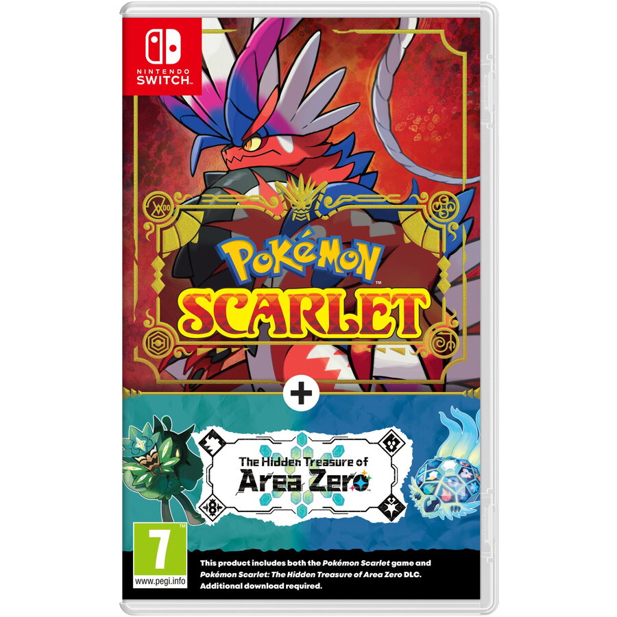 Joc Pokemon Scarlet + Hidden Treasure of Area Zero DLC pentru Nintendo Switch
