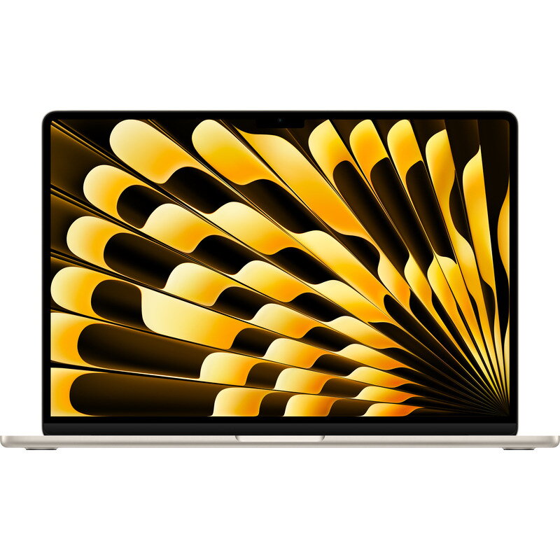 Laptop Apple MacBook Air 15 cu procesor Apple M3, 8 nuclee CPU si 10 nuclee GPU, 8GB, 512GB SSD, Starlight, INT KB