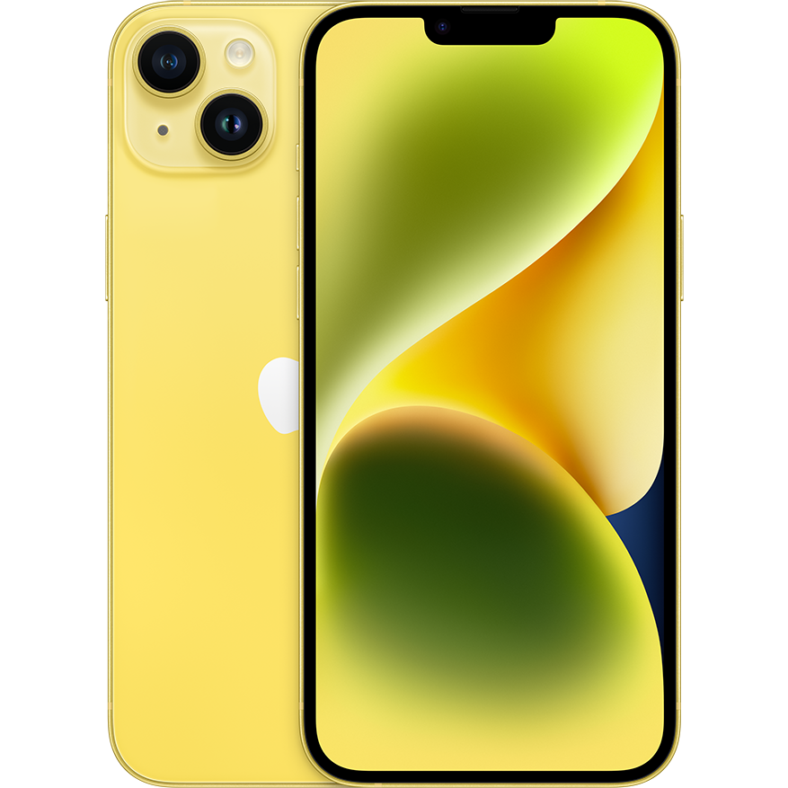 Telefon mobil Apple iPhone 14 Plus, 512GB, 5G, Yellow