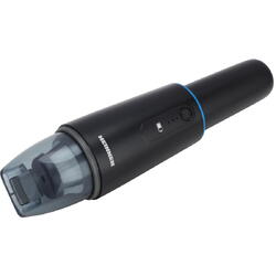 Aspirator de mana Heinner Blackstone HHVC-D7.2BK, 70 w, acumulator li 7.2v, putere absorbtie 5 kpa, indicator led, capacitate recipient praf 50 ml, autonomie 12 min, durata incarcare 3 ore, adaptor USB, accesorii perie 2 in 1, negru