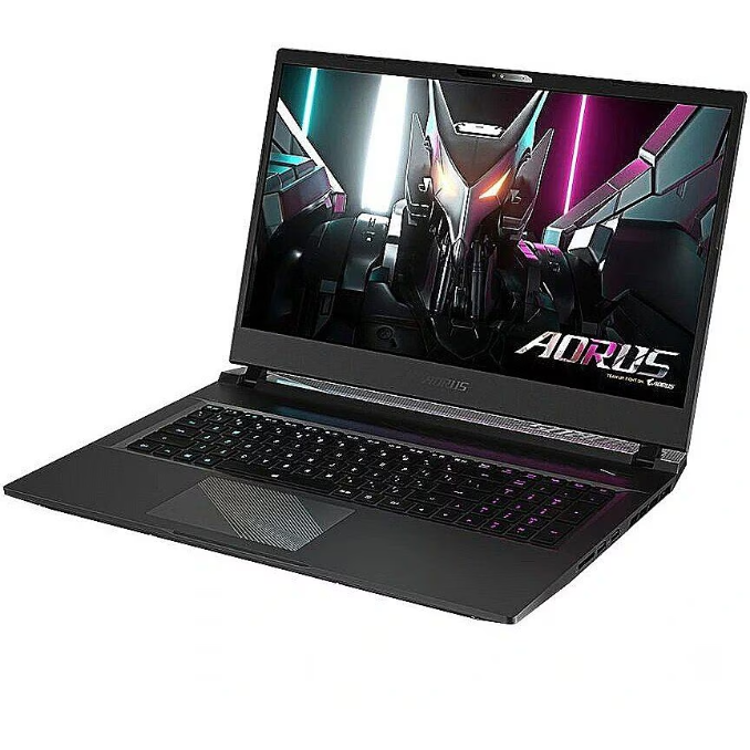 Laptop GIGABYTE Gaming 17.3'' AORUS 17 9SF, FHD 300Hz, Procesor Intel® Core™ i5-12500H (18M Cache, up to 4.50 GHz), 16GB DDR5, 512GB SSD, GeForce RTX 4070 8GB, Free DOS, Black