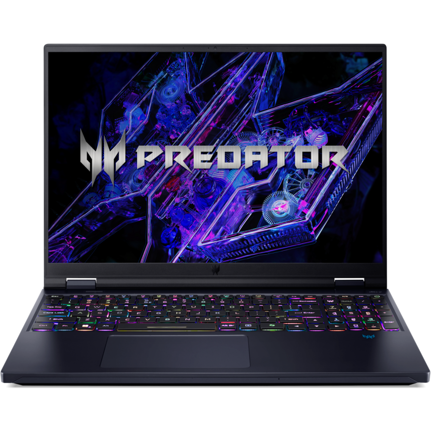Laptop Acer Gaming 16'' Predator Helios 16 PH16-72, WQXGA IPS 240Hz, Procesor Intel® Core™ i9 14900HX (36M Cache, up to 5.80 GHz), 32GB DDR5, 1TB SSD, GeForce RTX 4070 8GB, No OS, Abyssal Black