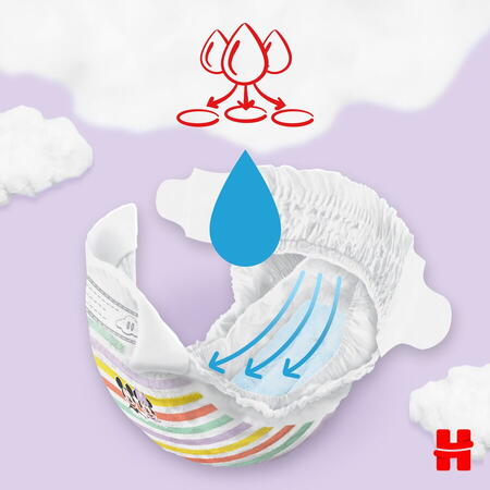 Scutece Huggies Ultra Comfort Mega UNISEX 4, 7-18 kg, 66 buc