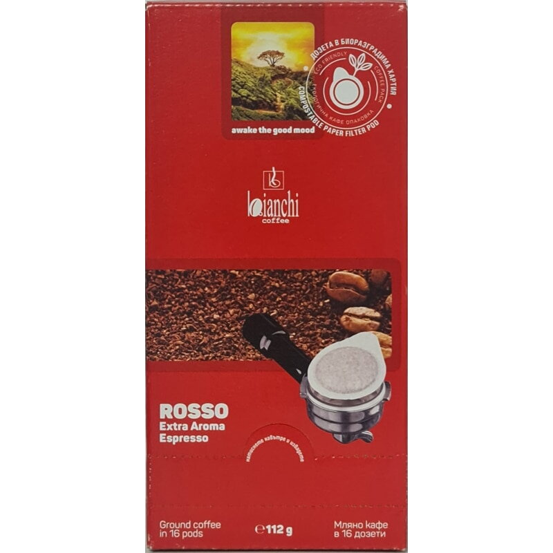 Paduri cafea Bianchi Rosso, 16 x 7g