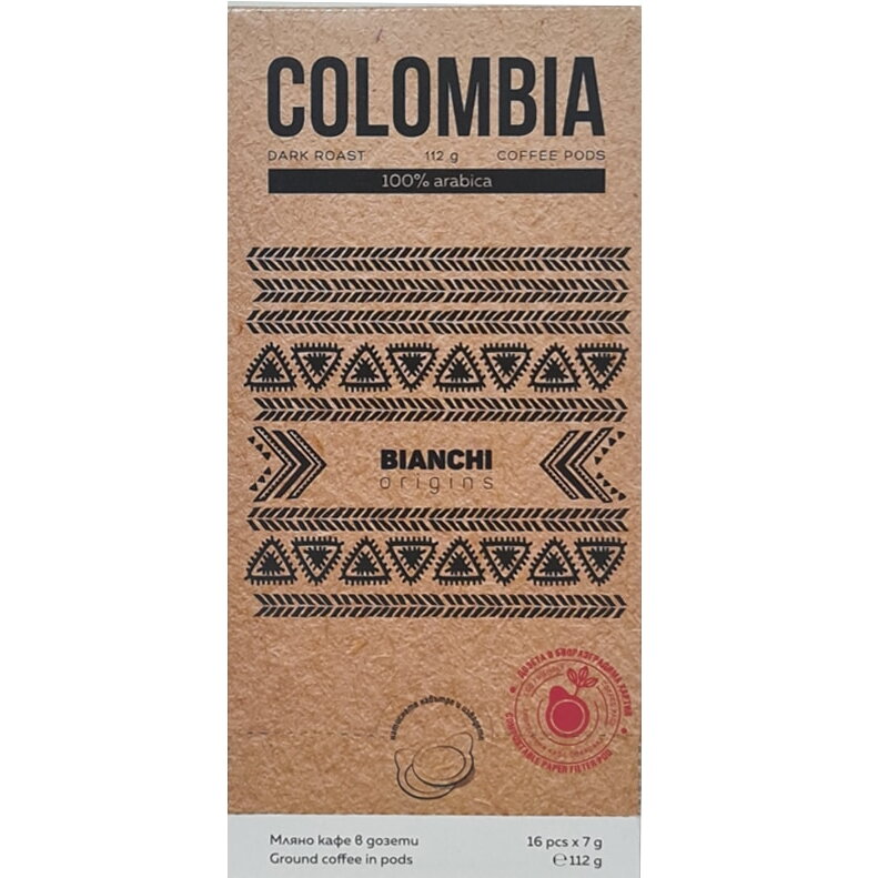 Paduri cafea Bianchi Origins Colombia, 16 x 7g