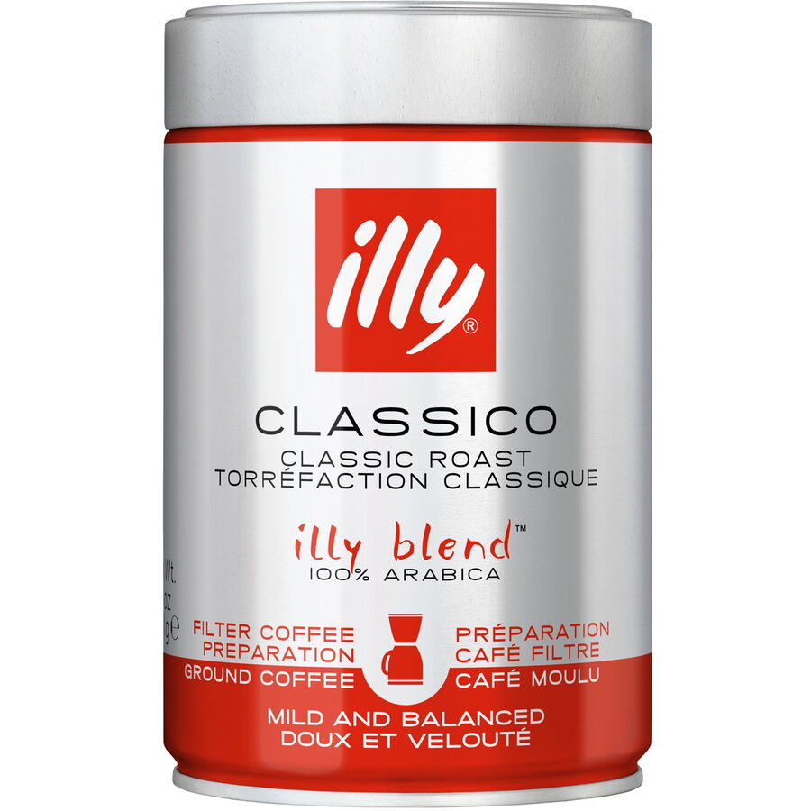 Cafea macinata illy Caffe Filtro, 250 gr