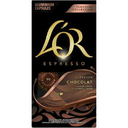 Cafea capsule L'OR Espresso Ciocolata, 10 bauturi x 40 ml, compatibile cu sistemul Nespresso®*, 52 g