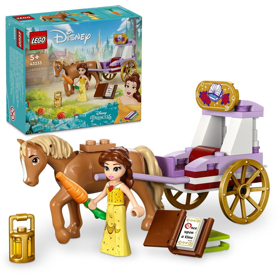 LEGO® Disney - Caleasca din povestea lui Belle 43233, 62 piese