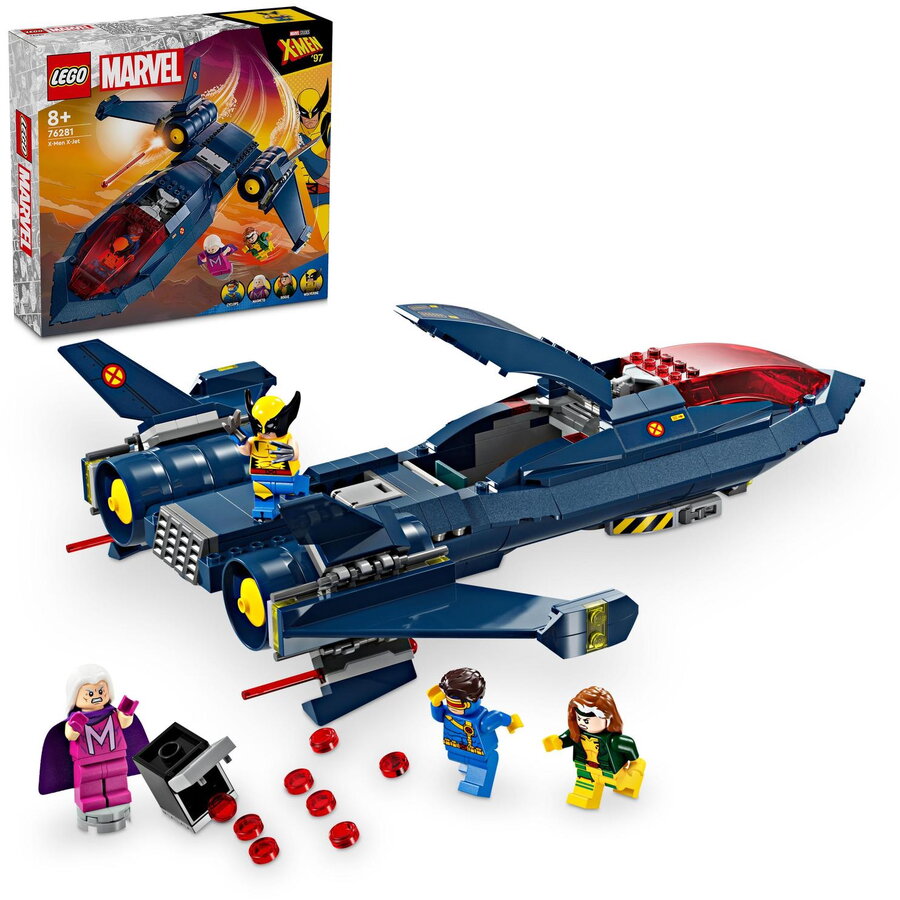 LEGO® Super Heroes - Avionul X-jet al X-MEN 76281, 359 piese