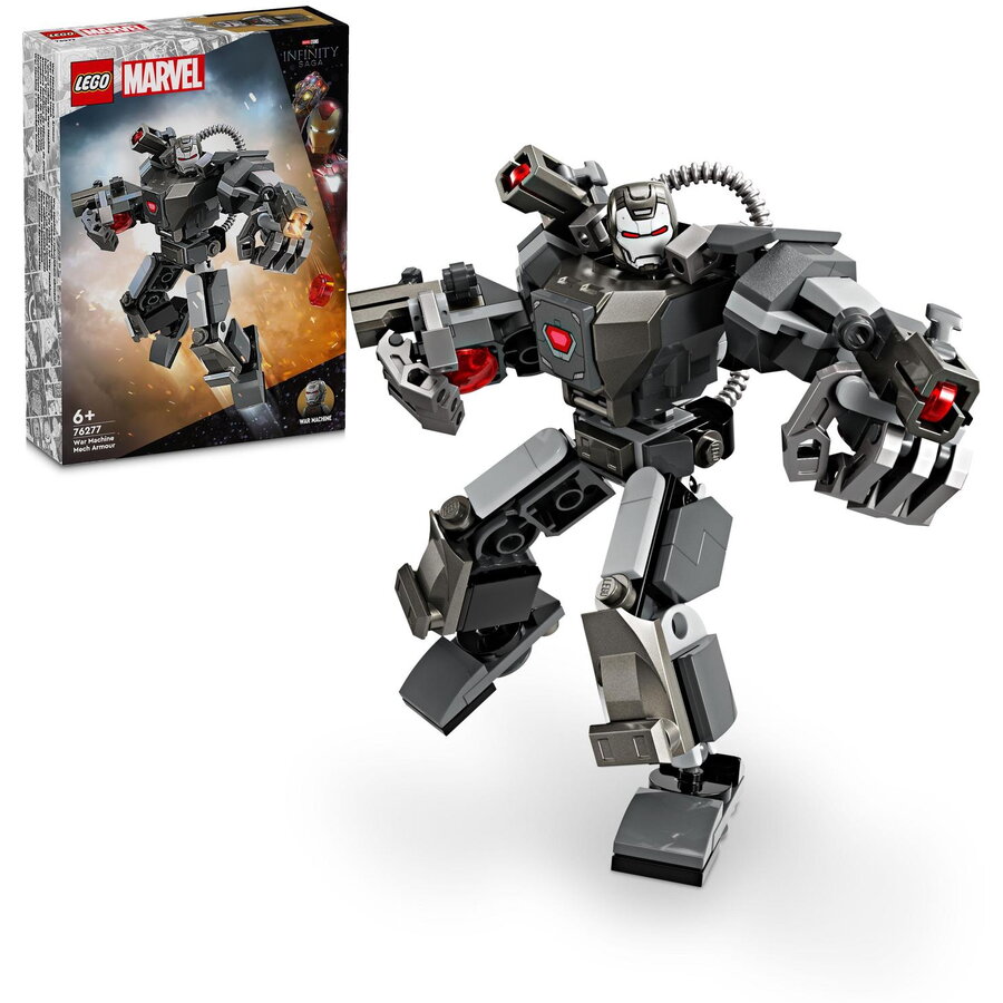 LEGO® Super Heroes - Armura de robot a lui War Machine 76277, 154 piese
