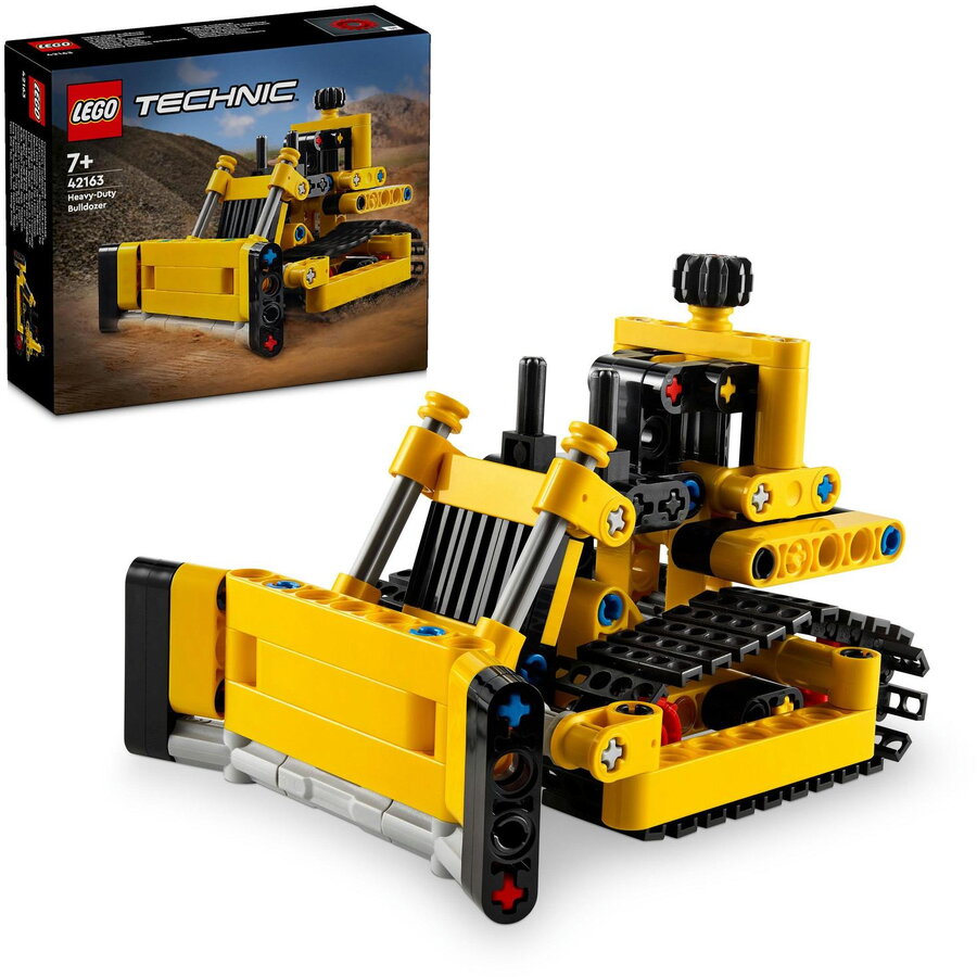 LEGO® Technic - Buldozer de mare capacitate 42163, 195 piese