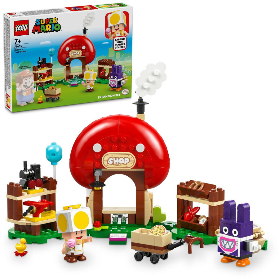LEGO® SUPER MARIO™ - Set de extindere - Nabbit la magazinul lui Toad 71429, 230 piese