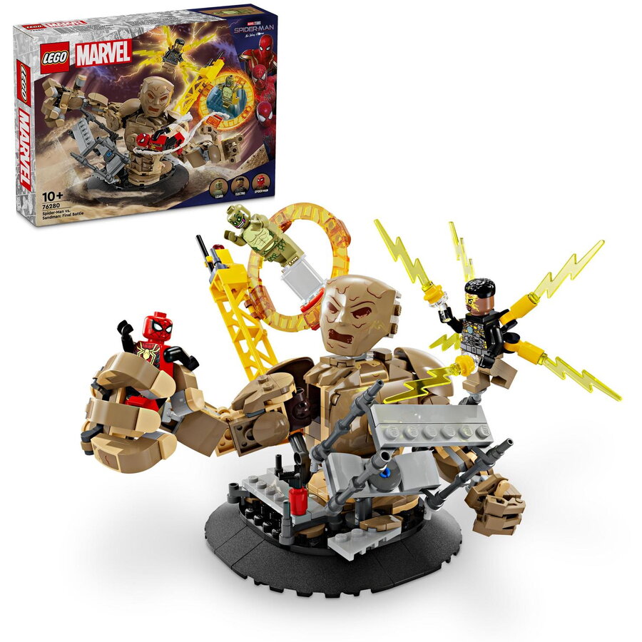 LEGO® Super Heroes - Omul Paianjen vs Sandman: Batalia finala 76280, 347 piese