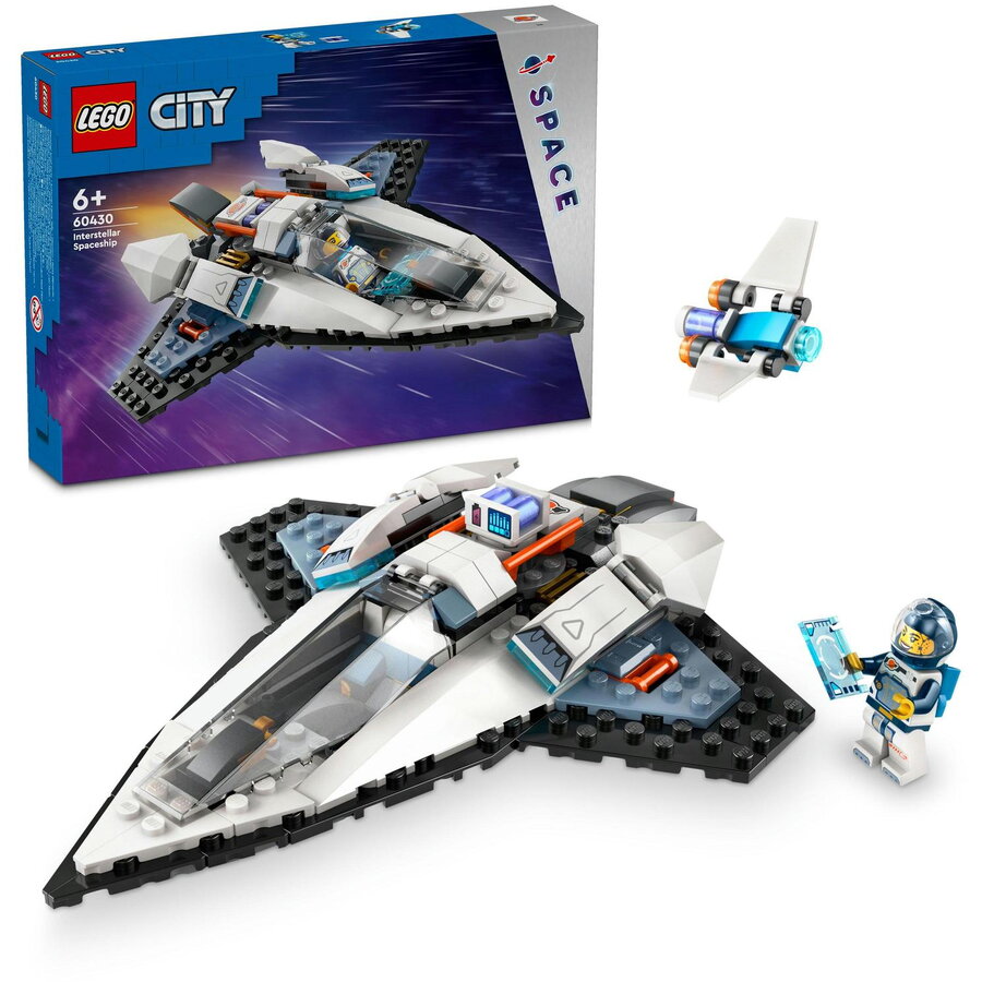 lego city nava de explorare a oceanului LEGO® City - Nava spatiala interstelara 60430, 240 piese