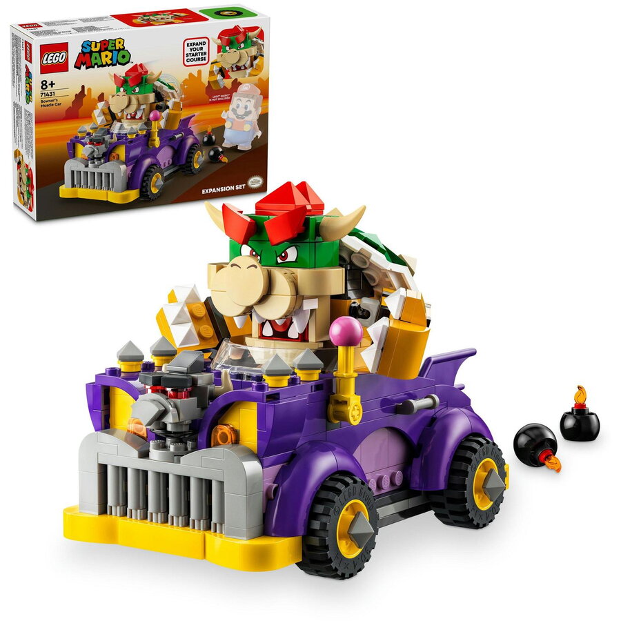 LEGO® SUPER MARIO™ - Set de extindere - Masina fortoasa a lui Bowser 71431, 458 piese