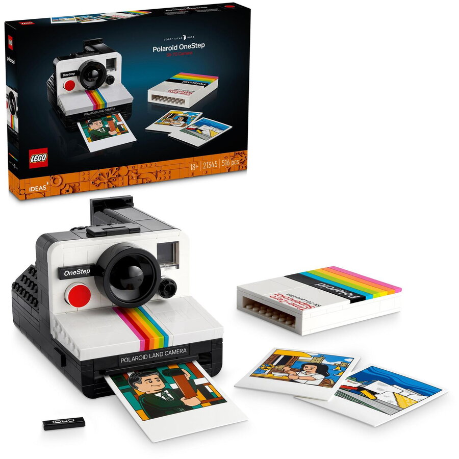 LEGO® IDEAS - Camera Foto Polaroid OneStep SX-70 21345, 516 piese