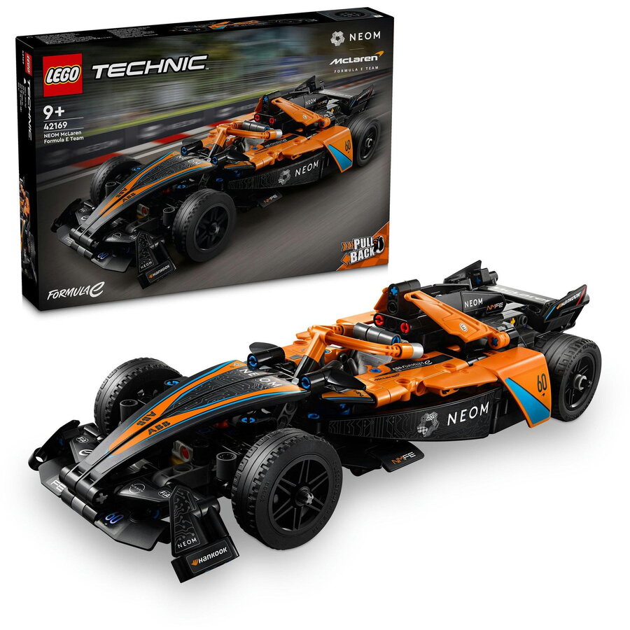 LEGO® Technic - Neom Mclaren Formula E race car 42169, 452 piese