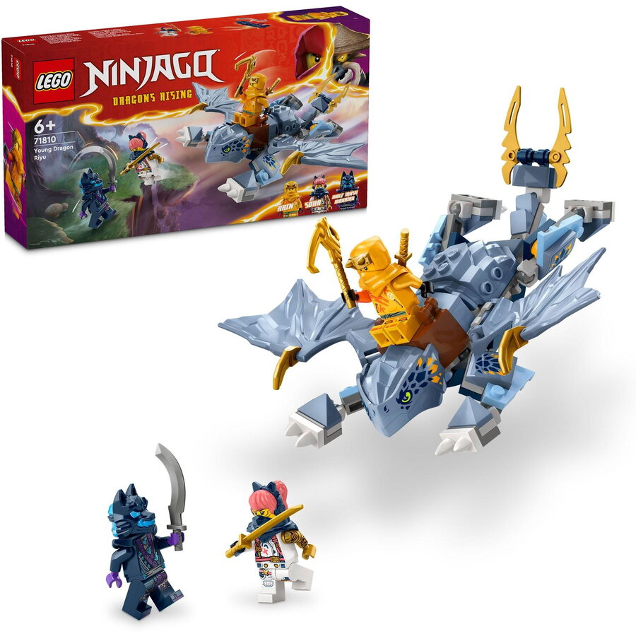 LEGO® NINJAGO® - Tanarul dragon Riyu 71810, 132 piese