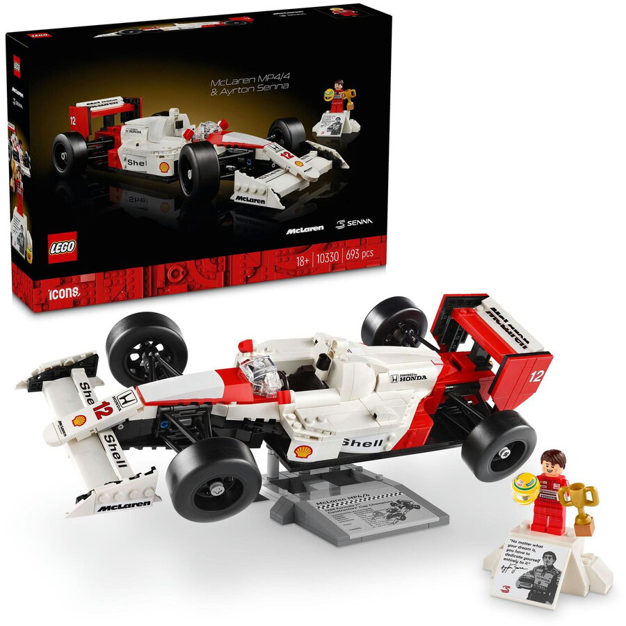 LEGO® Creator Expert - McLaren MP4/4 si Ayrton Senna 10330, 693 piese