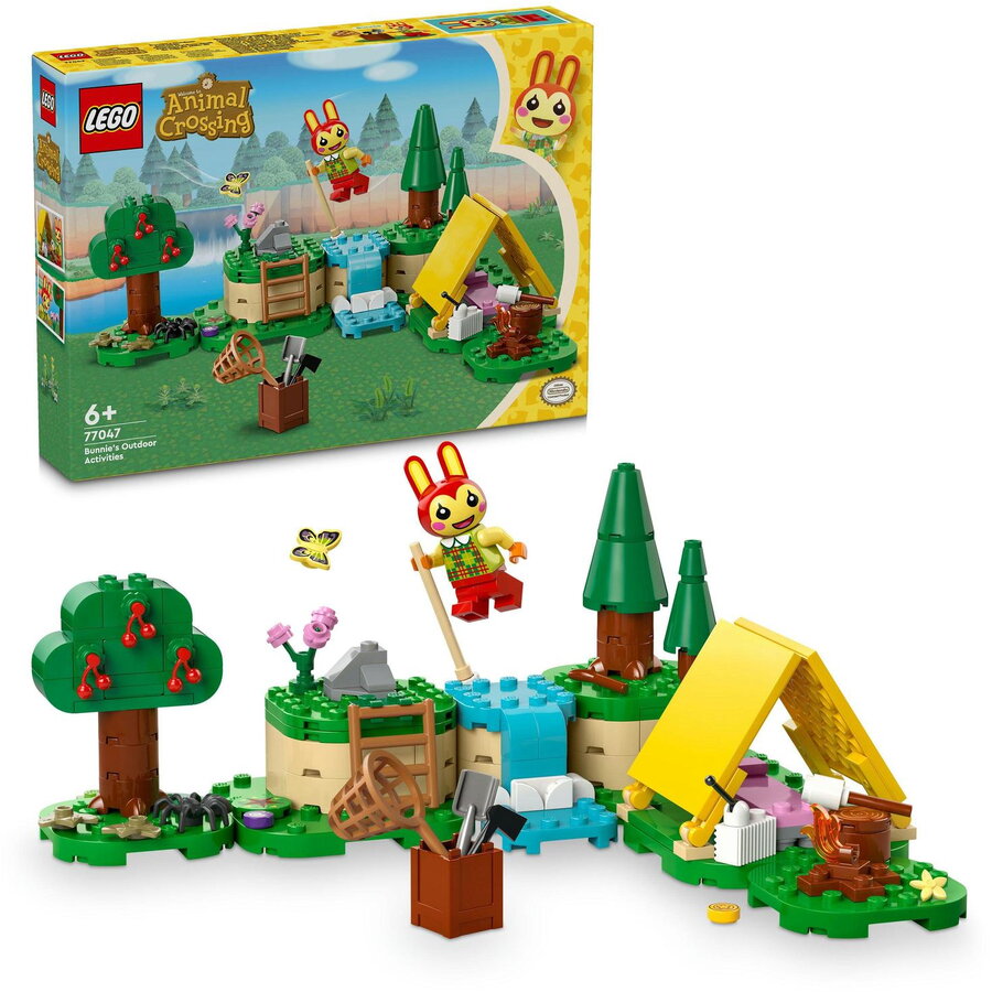 LEGO® Animal Crossing - Activitatile in aer liber ale lui Bunnie 77047, 164 piese