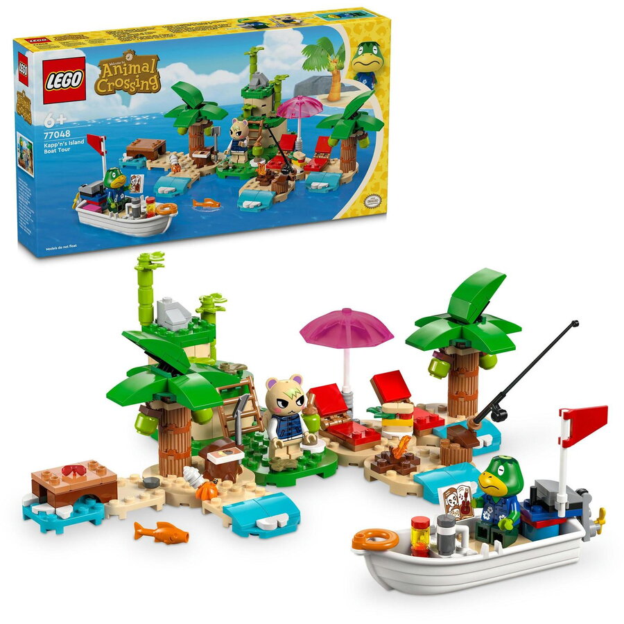 LEGO® Animal Crossing - Turul de insula in barca al lui Kapp'n 77048, 233 piese