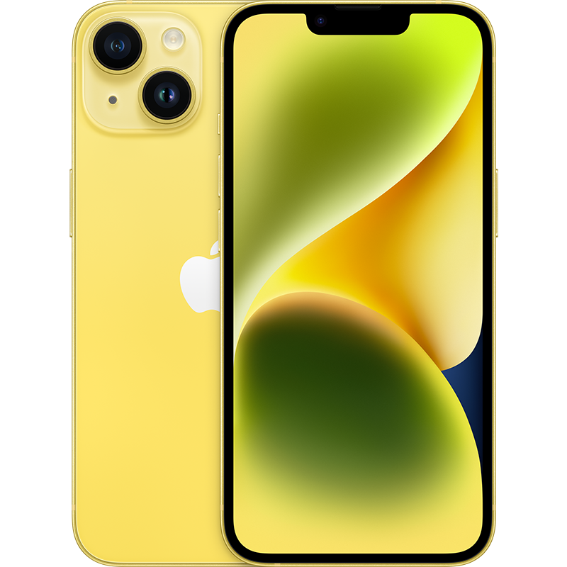 Telefon mobil Apple iPhone 14, 512GB, 5G, Yellow