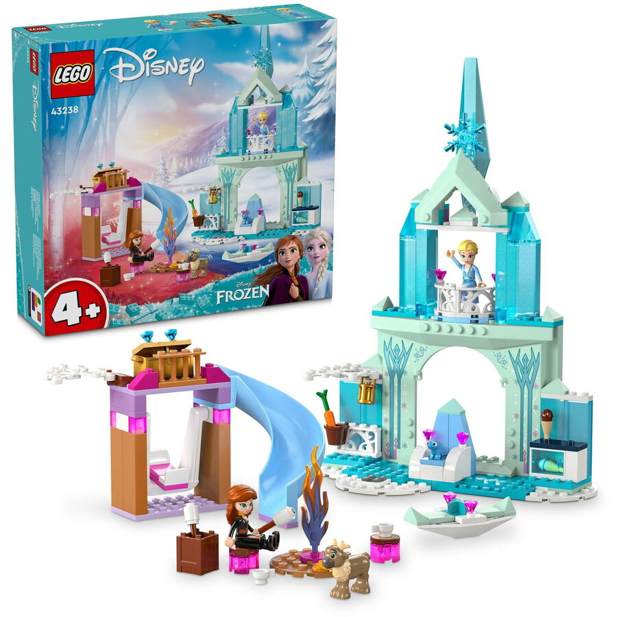 frozen regatul de gheata dublat in romana trilulilu tot filmul LEGO® Disney - Castelul Elsei din regatul de gheata 43238, 163 piese