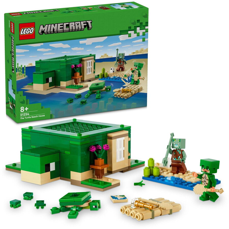 LEGO® Minecraft® - Casa de pe plaja testoaselor 21254, 234 piese