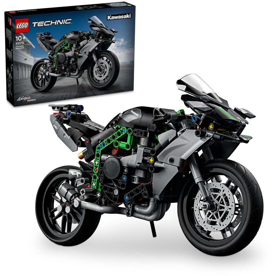 tractoare 643 dtc utb LEGO® Technic - Motocicleta Kawasaki Ninja H2R 42170, 643 piese