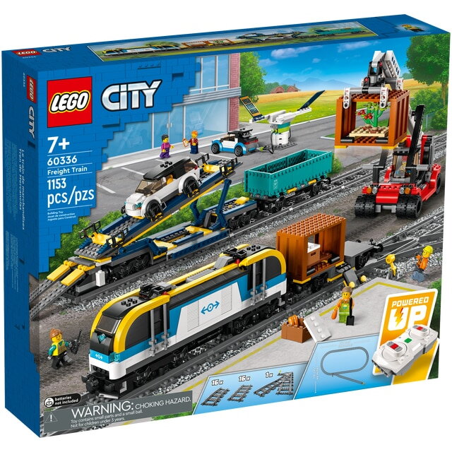 LEGO City - Tren de marfa 60336, 1153 piese